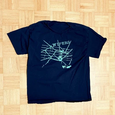 Vintage Original WIPERS Band T-Shirt (M) nirvana punk - Image 1 of 2
