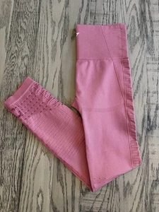 Women's Gymshark Pink Athletic Leggings Size Small EUC - Picture 1 of 4