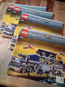 LEGO Agents Mission 6 Mobile Command 8635  Instructon Manual Only GUC No Bricks