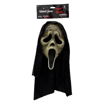 Ghost Face Aged Vieilli  Adult Latex Mask Fun World From New Movie Scream 6 - Image 1 of 4