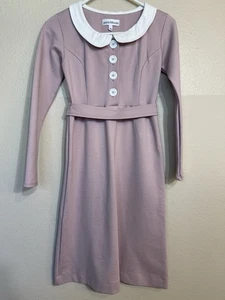 Paris Bloom Madeline raspberry Long Sleeve Midi dress Women’s XS - Picture 1 of 10