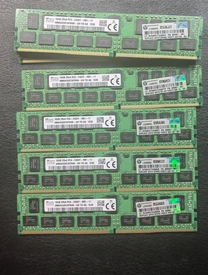 12x16GB SKhynix PC4-2400T HMA42GR7AFR4N DDR4 ECC 192GB Total - Image 1 of 3