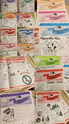 Stickerland News Vintage Brochures, Fan Club News, Flyers, 1983 Sticker collect - Image 1 of 4
