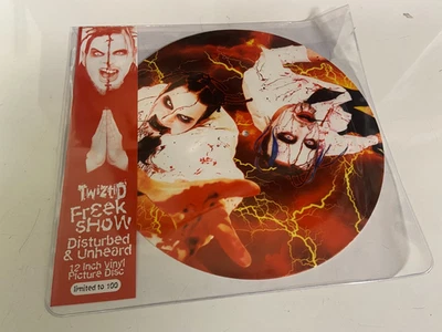Twiztid Freek Show Disturbed Unheard Photo Vinyl lp LIGHTNING Variant 1/100 - Image 1 of 2