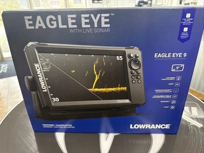 Lowrance Eagle Eye 9" buscador de peces con sonar vivo, sonar de chirrido y negro  Foto 1 de 2