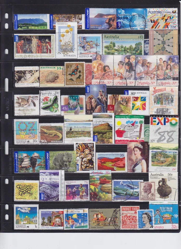 LOTE 269: Estampillas australianas usadas Foto 1 de 1