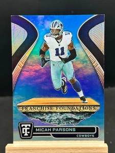 2024 Totally Certified - Micah Parsons - Platinum Orange Mirror FF 88/99 - 8 - Picture 1 of 2