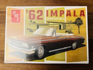 Kit modelo plástico convertible Chevy Impala 1962 escala 1/25 AMT1335 - NUEVO - Imagen 1 de 2