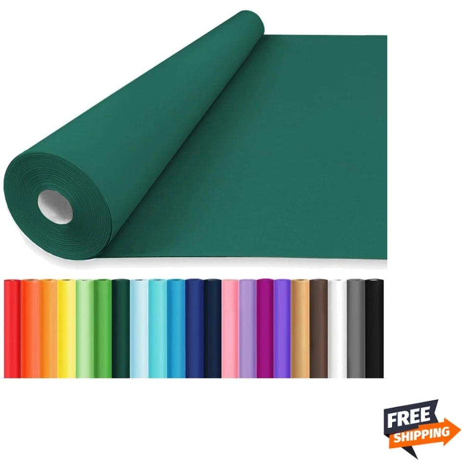 36" x 2400" 200' Green Wrapping Paper Roll, Kraft Paper Roll for Fathers Day/... - Image 1 of 4