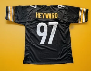 Camiseta deportiva de los Steelers firmada por Cam Heyward JSA - Imagen 1 de 4