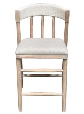 Alto Back Counter Stool White Wash - Image 1 of 4
