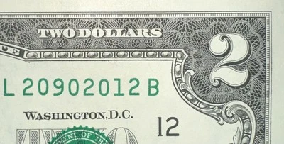 $2 - 2017 - 🎂Birthday Note🎂 - Feb. 9th, 2012 - (20902012) - UNC - Image 1 of 4