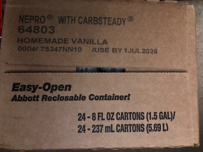 Nepro Nutrition Carb Steady Shake Vainilla caducidad 7/2026 estuche de 24 Foto 1 de 2