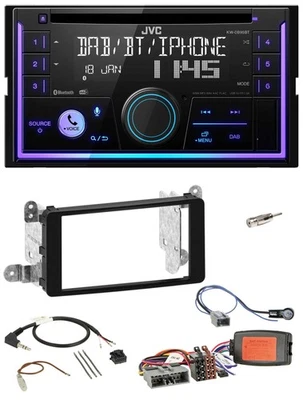 JVC Lenkrad USB 2DIN DAB Bluetooth CD Autoradio für Mitsubishi Outlander 07-12 N - Bild 1 von 4