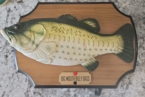 Vintage Big Mouth Billy Bass Singing Fish 1999 Gemmy tutto funziona testato  - Foto 1 di 2
