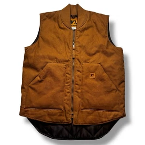 Wells Lamont Men’s Canvas Lined Work Vest MEDIUM Work Ranch Horse Rodeo Outdoor - Picture 1 of 4