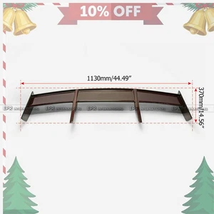 For F56 Mini Cooper S Red Carbon Fiber Rear Spoiler Wing Lip Trim Bodykits  - Picture 1 of 10