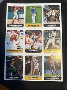 2022 Sports Illustrated SI for Kids Series 5 Scottie Scheffler Uncut Sheet - Picture 1 of 4