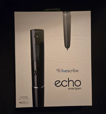 Livescribe Echo 2GB Smartpen w/ Packages of 4 Notebooks – Tested Power On - Image 1 of 4