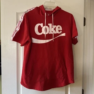 Rue21 Womens Hoodie Coke-Cola Red Medium - Pre Owned in Good Condition - Picture 1 of 3