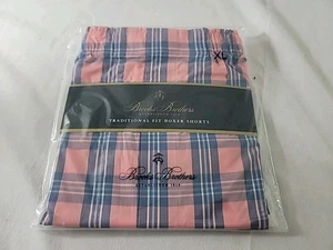 Brooks Brothers Gr. LARGE - pink & blau kariert - Boxershorts - NEU & KOSTENLOSER VERSAND - Bild 1 von 5