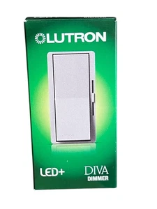 Lutron DIVA LED+ Dimmer Switch 150W Gray DVCL-163PR - Picture 1 of 3
