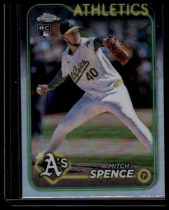 2024 Topps Chrome Update #USC166 Mitch Spence Refractors - Picture 1 of 2