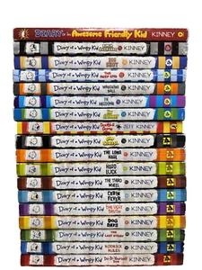 18 Book Lot by Jeff Kinney - Diary of a Wimpy Kid Series - Picture 1 of 1
