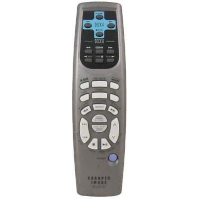 Sharper Image RC36-03 Factory Original Deck A, Deck B X-Bass Audio System Remote - Image 1 of 4