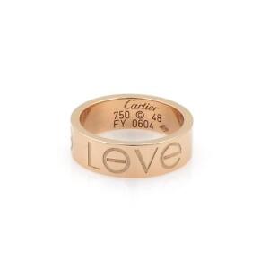 cartier love ring rose gold ebay