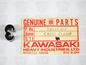 Kawasaki NOS NEW 92037-017 Cable Clamp KE ZN KE100 ZN1300 Voyager - Picture 1 of 1