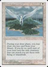 Mtg-Ile shrine played french 4th edition island sanctuary