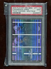 PEYTON MANNING INDIANAPOLIS COLTS 2005 ABSOLUTE MEMORABILIA TT #12 PSA 9 #49/150