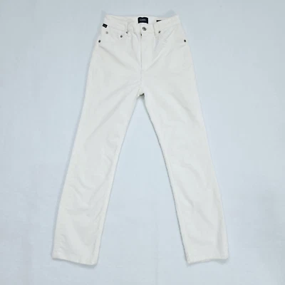 Citizens Of Humanity Zurie Pants Corduroy Womens Straight Stretch Ivory Size 24 - Image 1 of 4