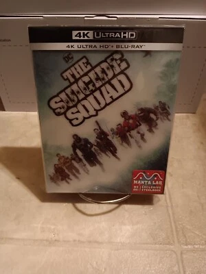 NEW The Suicide Squad 4K Double Lenticular SteelBook Blu-ray [2021] MANTA LAB Foto 1 de 4