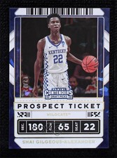 2020 Contenders Draft Picks Cracked Ice Ticket /23 Shai Gilgeous-Alexander #39.1