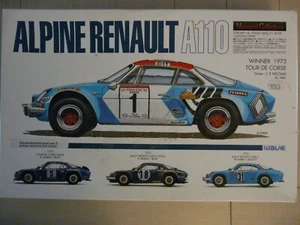 Maquette Voiture 1/24 WAVE Ref CR-01 Alpine Renault A110 Winner 1973 + MHD - Photo 1/5