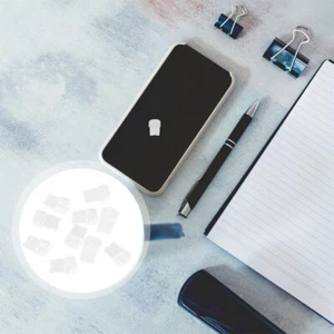 100pcs Transparent Charging Port Covers: Easy To Install And Remove Dust Plugs - Zdjęcie 1 z 12