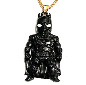 BATMAN ENAMEL METAL NECKLACE 55mm BETSEY JOHNSON "NEW" AUZ SELLER B55 - Picture 1 of 4