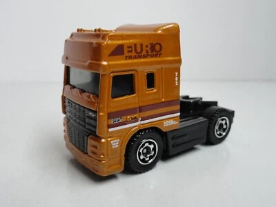 2010 Matchbox 10-Pack Exclusive DAF XF95 Space Cab (Copper Euro Transport) LOOSE - Image 1 of 4