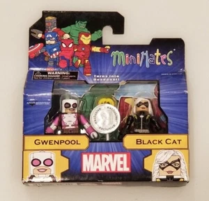 Nuevas figuras Minimates Toys R US Gwenpool y gato negro - Imagen 1 de 2