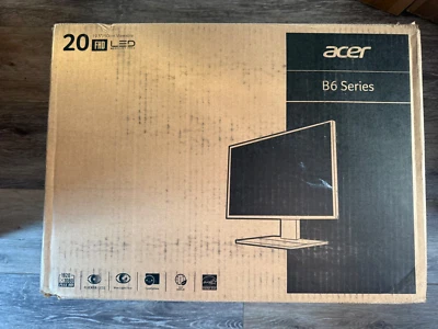 Acer BB6 Series 206HQL 1920x1080 FullHD DVI VGA LED LCD Monitor UM.IB6AA.A01 - Image 1 of 2
