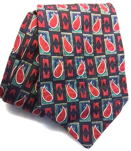 Cotswold Collection Tie JS Blank Men's Handmade Pure Silk Vtg. 54"x4" USA Made - Picture 1 of 5