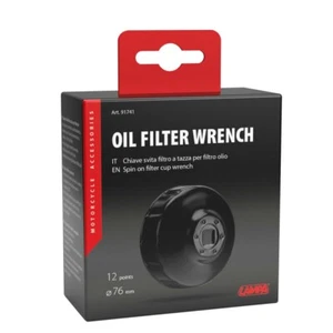 Chiave svita filtro a tazza per filtro olio per filtro Ø 76 mm con 12 lati - Foto 1 di 3