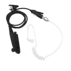 3.5MM Earbud Audio Mic Surveillance For Motorola Radio GP328 GP338 PTX760 GP340 - Zdjęcie 1 z 7