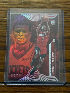 Jalen Green 058/125 2021-22 Illusions Red Rookie RC #152 Rockets - Imagen 1 de 2