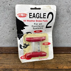 Vintage Kool Stop Eagle 2 Cantilever Brake Pads Red Z NOS USA Shoes Set 2 - Picture 1 of 13