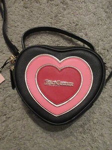 Juicy Couture Love Never Dies Heart Shaped Crossbody Bag - Picture 1 of 8
