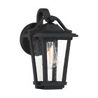 Quoizel DRS8407 Darius 1 Light 12" Tall Outdoor Wall Sconce - Black