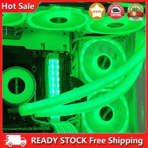 CoolMoon 2pcs Luminous Sleeve DIY Luminous Water Cooling Tube PC Case Decorative - Afbeelding 1 van 12